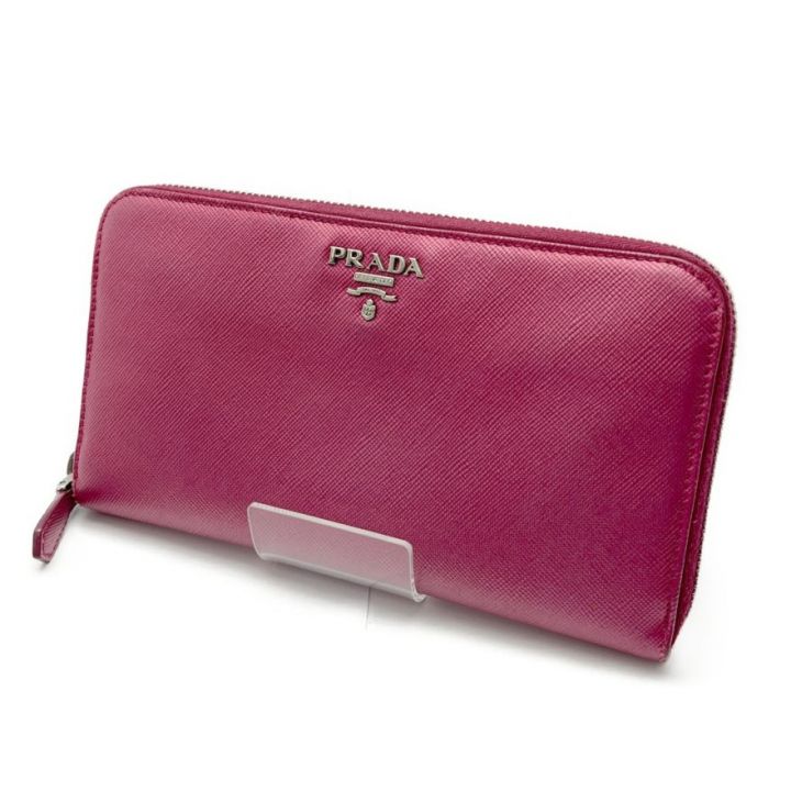 PRADA プラダ 長財布 ジップ渋い 1M0506 ピンク - 中古 - なんでも