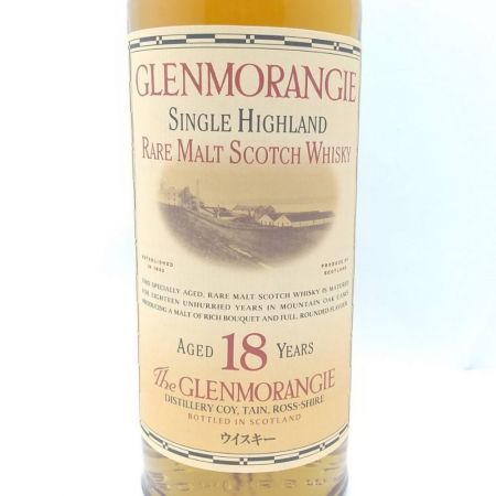   GLENMORANGIE 18 ウィスキー スコッチ 750ml 【一部地域を除き送料無料】 未開栓