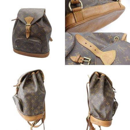  LOUIS VUITTON ルイヴィトン モンスリ・ミドルサイズ　モノグラム M51136 ブラウン