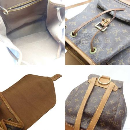  LOUIS VUITTON ルイヴィトン モンスリ・ミドルサイズ　モノグラム M51136 ブラウン