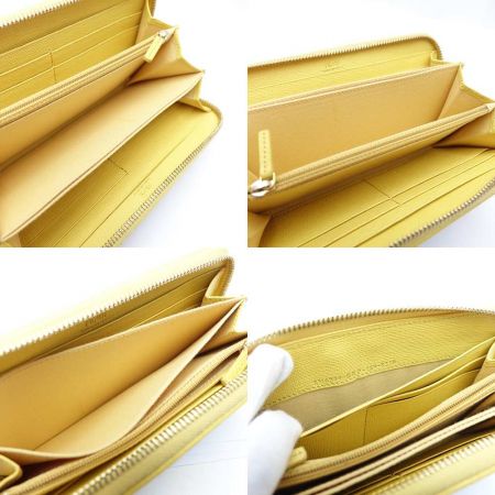  FENDI フェンディ ラウンドファスナー財布  ズッカ 8M0299 イエロー