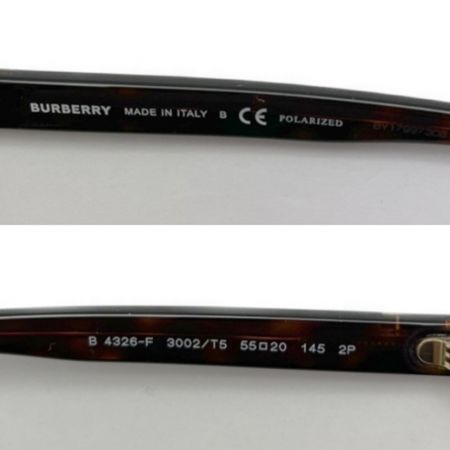  BURBERRY バーバリー サングラス　ケース付き 4326-F 3002/T5 ブラウン