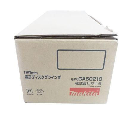  MAKITA マキタ 150mm電子ディスクグラインダー GA6021C