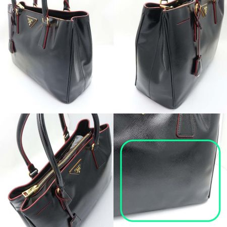  PRADA プラダ 2WAYバッグ　湿気負けあり 1BA874 ブラック