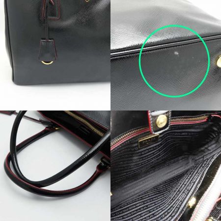  PRADA プラダ 2WAYバッグ　湿気負けあり 1BA874 ブラック