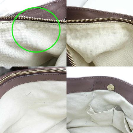  GUCCI グッチ グッチシマ　トートバッグ　ボールペン跡あり ブラウン