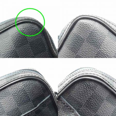  LOUIS VUITTON ルイヴィトン ダミエ  クロスボディ アルファメッセンジャー  N40188 ブラック