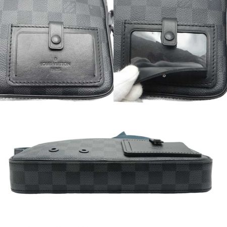 LOUIS VUITTON ルイヴィトン ダミエ  クロスボディ アルファメッセンジャー  N40188 ブラック