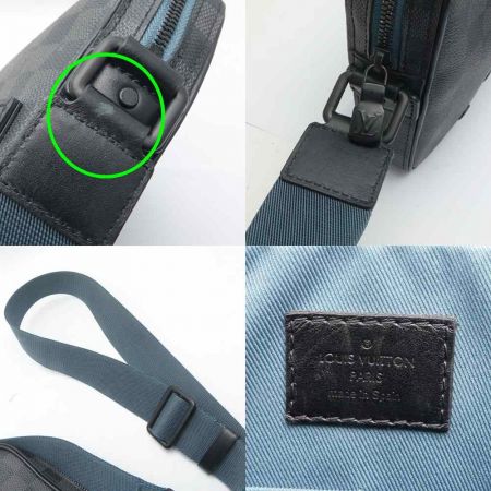  LOUIS VUITTON ルイヴィトン ダミエ  クロスボディ アルファメッセンジャー  N40188 ブラック