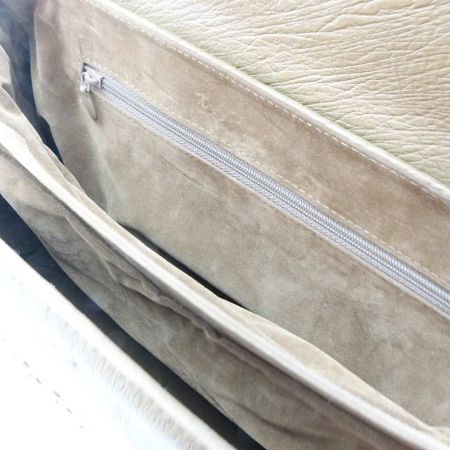   オーストリッチ　ハンドバッグ ブラウン