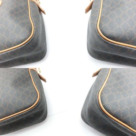  Longchamp ロンシャン ショルダーバッグ 黒/茶 x ブラウン