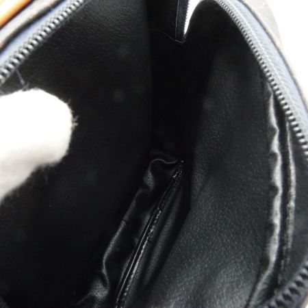  Longchamp ロンシャン ショルダーバッグ 黒/茶 x ブラウン