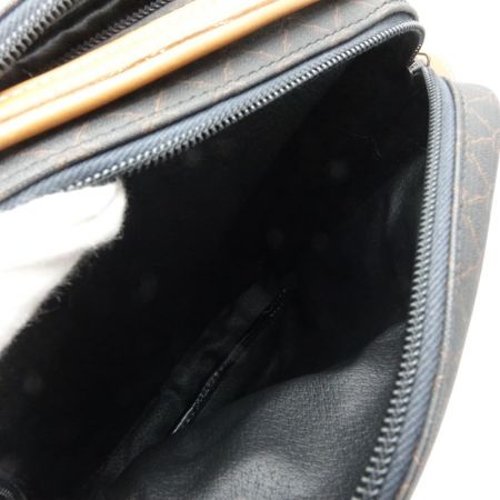  Longchamp ロンシャン ショルダーバッグ 黒/茶 x ブラウン