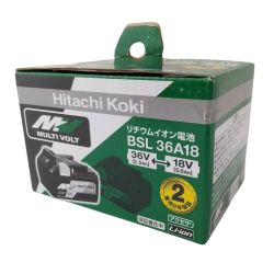 ◆◆ HiKOKI ハイコーキ リチウムイオン電池　バッテリー BSL36A18 Sランク