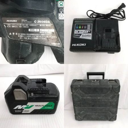  HiKOKI ハイコーキ コードレス丸のこ 165ｍｍ C3606DA 【一部地域を除き送料無料】