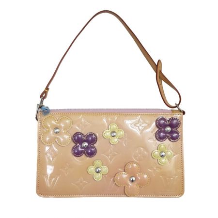 【中古】 LOUIS VUITTON ルイヴィトン ヴェルニ フラワー