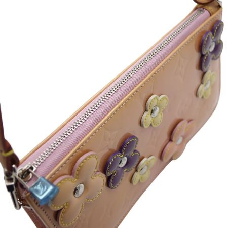 中古】 LOUIS VUITTON ルイヴィトン ヴェルニ フラワーレキシントン