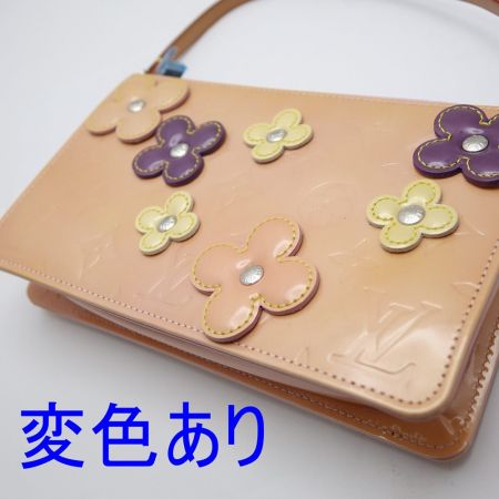 LOUIS VUITTON ルイヴィトン ヴェルニ フラワーレキシントン　変色あり M92248 ピンク×マルチカラー x マルチカラー 一部地域を除き送料無料