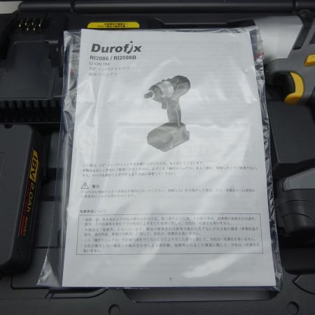  Durofix インパクトレンチ　充電池、充電器付 RI2086