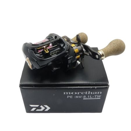  DAIWA ダイワ morethan PE SV 8.1L-TW　ベイトリール morethan PE SV 8.1L-TW