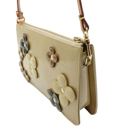  LOUIS VUITTON ルイヴィトン ヴェルニ フラワーレキシントン  M92246 ベージュ