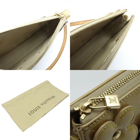  LOUIS VUITTON ルイヴィトン ヴェルニ フラワーレキシントン  M92246 ベージュ