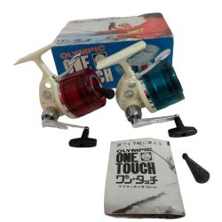 ◆◆ OLYMPIC スピニングリール 2個セット ﾜﾝﾀｯﾁ 【一部地域を除き送料無料】 Cランク