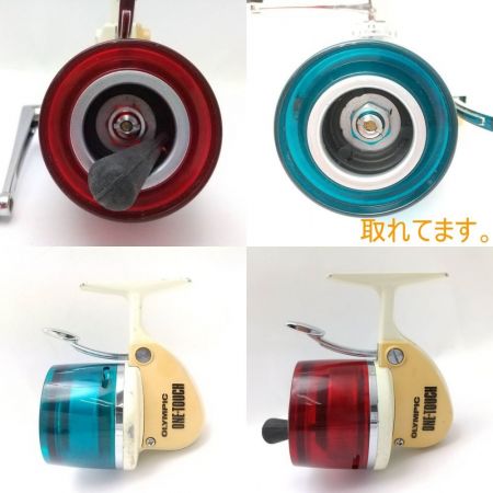  OLYMPIC スピニングリール 2個セット ﾜﾝﾀｯﾁ 【一部地域を除き送料無料】