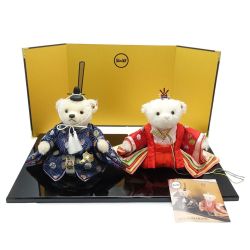 ◆◆ steiff シュタイフ　ひな人形　テディベア 一部地域を除き送料無料 Bランク