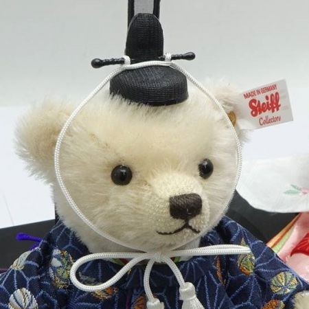  steiff シュタイフ　ひな人形　テディベア 一部地域を除き送料無料