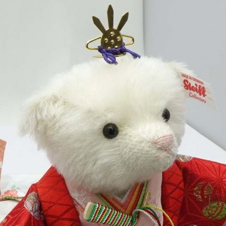  steiff シュタイフ　ひな人形　テディベア 一部地域を除き送料無料