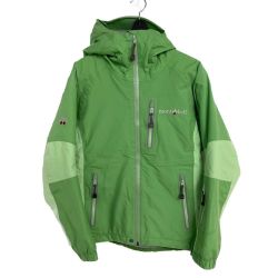 ◆◆ mont･bell モンベル パウダーライトパーカー　スキーウェア　ナイロン　Sサイズ 黄緑 Bランク