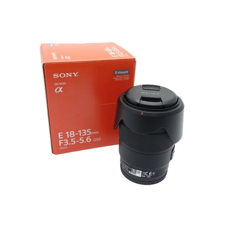  SONY ソニー カメラレンズ　E18-135mm　F3.5-5.6oss SEL18135 一部地域を除き送料無料