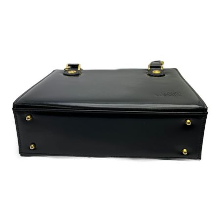  VERSACE ベルサーチ ハンドバッグ　飾りのチェーン欠品 ブラック