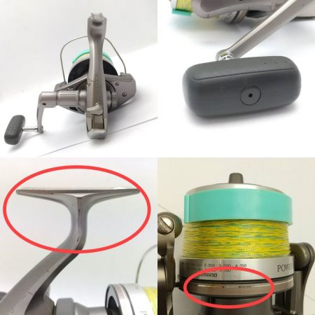  SHIMANO シマノ スピニングリール　替えスプール付 パワーエアロ/Type3