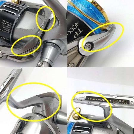  SHIMANO シマノ スピニングリール 15 TWIN POWER 4000PG 15 TWIN POWER
