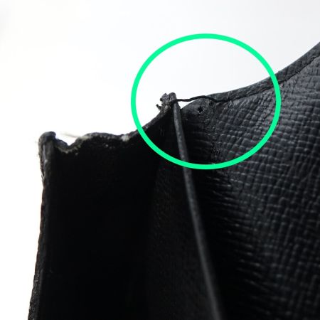  LOUIS VUITTON ルイヴィトン ダミエ ポルトフォイユ・ロン モデュラブル  N63084 ブラック イニシャル付 ホック破損有 財布 長財布