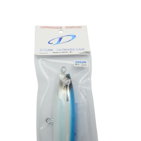  D-CLAW ポッパー　SALTWATER GAME ﾊﾞﾌﾞﾙｽ190 パールホワイトブルーバック