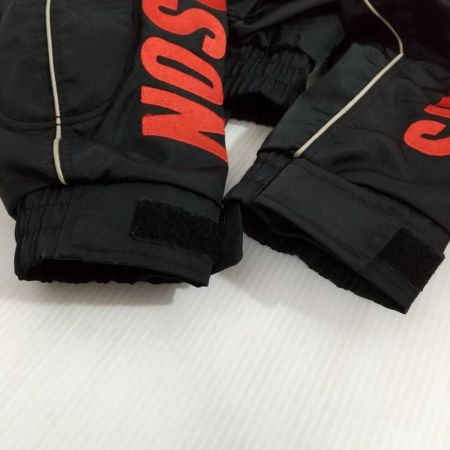  SIMPSON ライダージャケット　ナイロン　Mサイズ ブラック×レッド