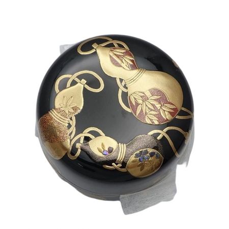  中村宗悦 六瓢蒔絵 大棗 茶道具 箱付