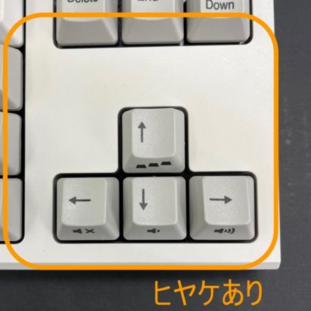 東プレ REALFORCE キーボード　日焼け有 R2TLSA-US4-IV