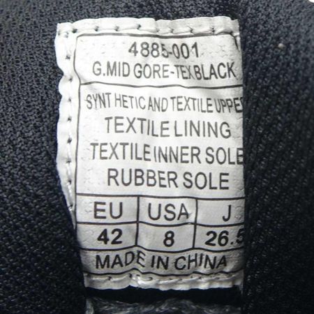  GAERNE ガエルネ　Gore-Tex シューズ　26.5cm 4885-001 ブラック