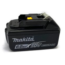 ◆◆ MAKITA マキタ バッテリー　18V　6.0AH　リチウムイオン BL1860B Bランク