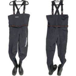 ◆◆ SHIMANO シマノ  ハイパーウェーダー（チェストHCピンF）Lサイズ　 FF-055T ブラック Bランク