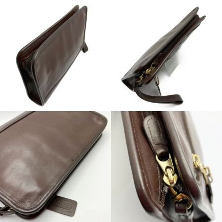  COACH コーチ セカンドバッグ 9833 ブラウン