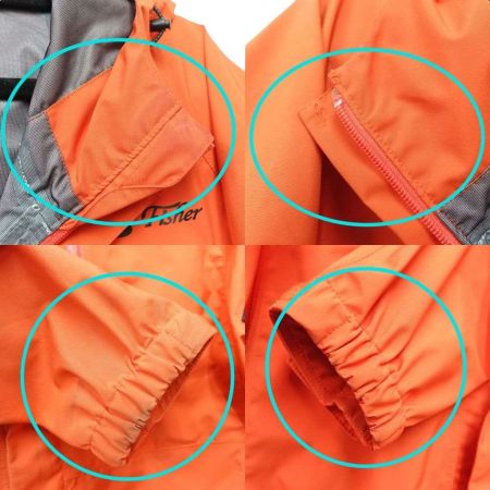  ripple fisher オンヨネ　フィッシングウエア　Mサイズ　 オレンジ