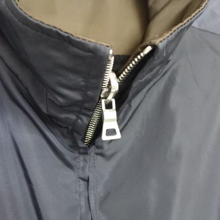  PRADA プラダ リバーシブルナイロンジャケット UGW660 ネイビー×ブラウン x ブラウン メンズLサイズ
