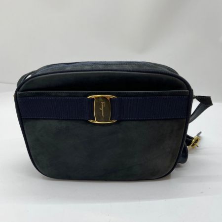  Salvatore Ferragamo サルヴァトーレフェラガモ ショルダーバッグ BA214183 黒/ネイビー