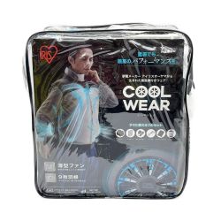 ◆◆ IRISOHYAMA アイリスオーヤマ クールウエア　薄型ファン　9枚羽　Lサイズ CPBS-L1C-A ネイビー Aランク