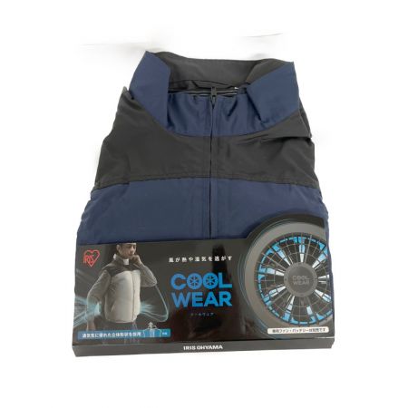  IRISOHYAMA アイリスオーヤマ クールウエア　薄型ファン　9枚羽　Lサイズ CPBS-L1C-A ネイビー